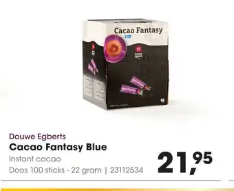 HANOS Douwe Egberts Cacao Fantasy Blue aanbieding