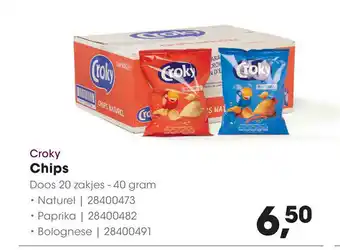 HANOS Croky Chips aanbieding