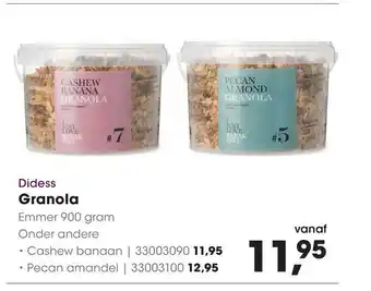 HANOS Didess Granola aanbieding