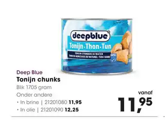 HANOS Deep Blue Tonijn Chunks aanbieding