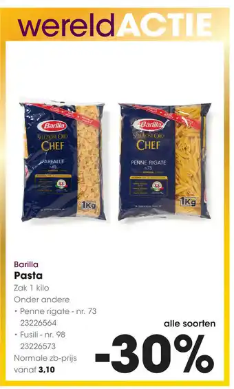 HANOS Barilla Pasta aanbieding