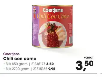 HANOS Coertjens Chili con Carne aanbieding