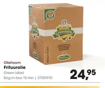 HANOS Oliehoorn Frituurolie aanbieding