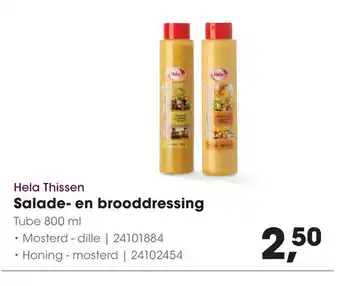 HANOS Hela Thissen Salade-en Brooddressing aanbieding