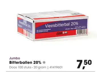 HANOS Jumbo Bitterballen 20% aanbieding