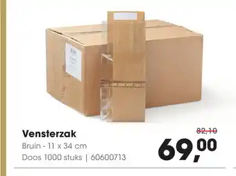 HANOS Vensterzak 11 x 34 cm aanbieding