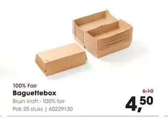 HANOS 100% Fair Baguettebox aanbieding