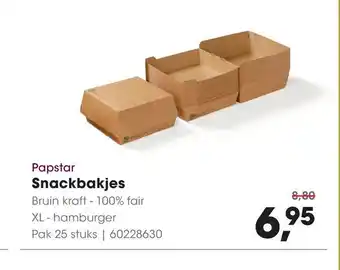 HANOS Papstar Snackbakjes aanbieding