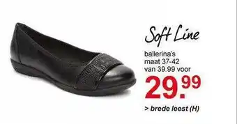 Scapino Soft Line Ballerina's aanbieding