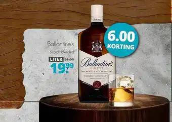 Mitra Ballantine's Scotch Blended 6.00 Korting aanbieding