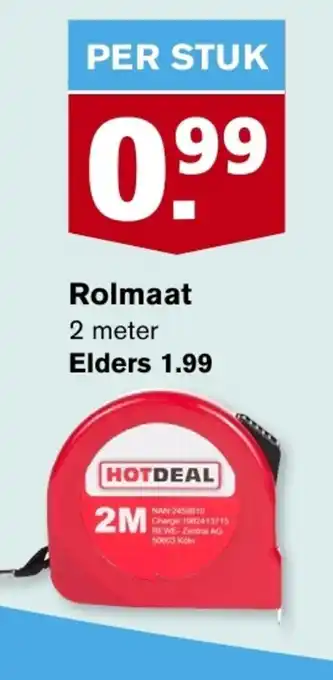 Hoogvliet Rolmaat aanbieding