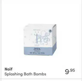 Baby & Tiener Naïf Splashing Bath Bombs aanbieding