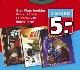 Hoogvliet Star Wars boekjes aanbieding