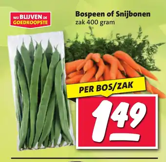 Nettorama Bospeen of Snijbonen  400 gram aanbieding