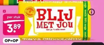 Etos Tony's Chocolonely melk noga aanbieding