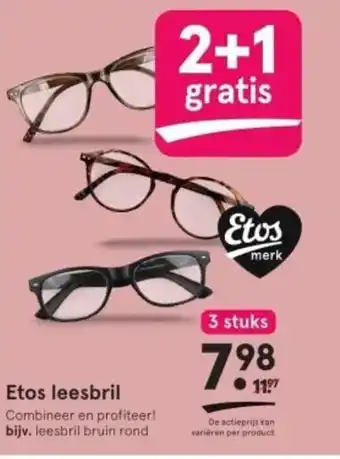 Etos leesbril aanbieding