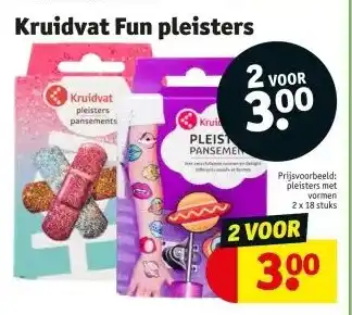 Kruidvat Kruidvat Fun pleisters aanbieding