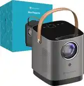 Bol.com iMoshion Draagbare Beamer - Full HD Mini Beamer / Projector - Streamen via WiFi - Grijs aanbieding