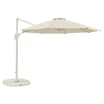 Kwantum Zweefparasol Sondrio Zand aanbieding