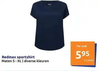 Action Redmax sportshirt aanbieding