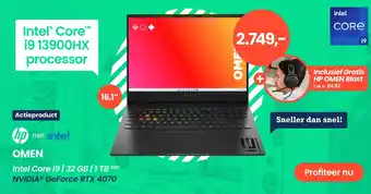 Paradigit HP OMEN Intel Core i9 | 32 GB | 1 TB SSD aanbieding