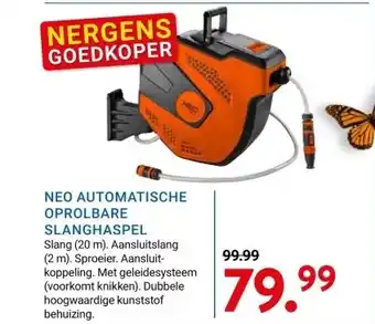 Kluswijs NEO AUTOMATISCHE OPROLBARE SLANGHASPEL aanbieding