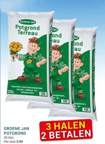 Kluswijs GROENE JAN POTGROND aanbieding