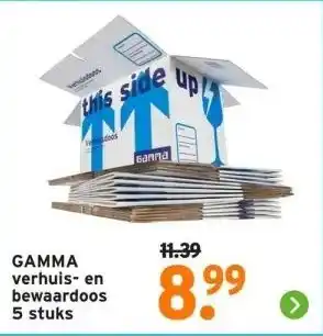 GAMMA GAMMA verhuis- en bewaardoos aanbieding