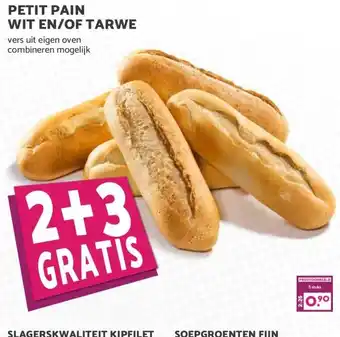 Boon`s Markt PETIT PAIN WIT EN/OF TARWE aanbieding