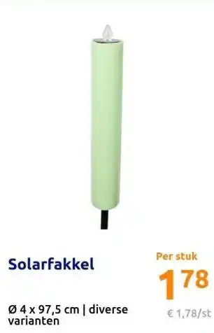 Action Solarfakkel aanbieding