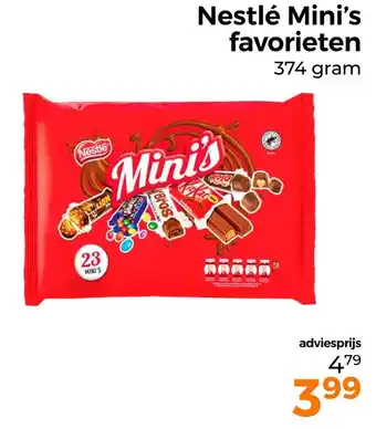 Trekpleister Nestlé Mini's favorieten aanbieding