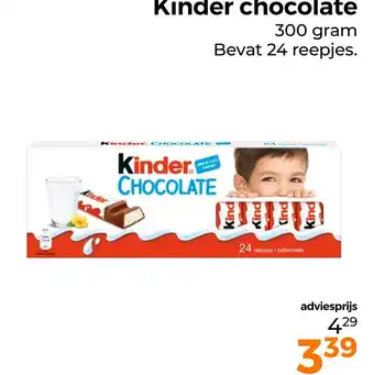 Trekpleister Kinder chocolate aanbieding