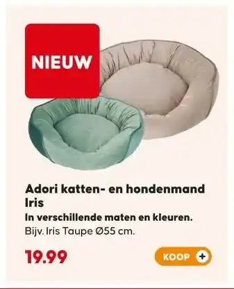 Pets Place Adori katten- en hondenmand Iris aanbieding