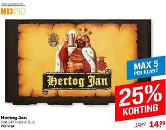 Coop Hertog Jan Krat aanbieding