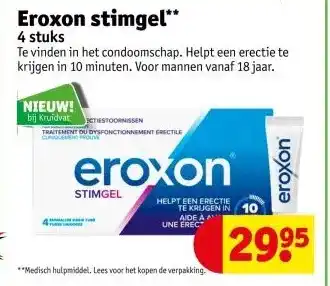 Kruidvat Eroxon stimgel 4 stuks aanbieding