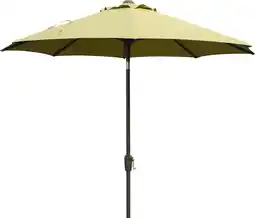 Intratuin Intratuin parasol Trinidad olijfgroen 80+UV D 250 cm aanbieding