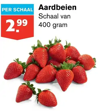 Hoogvliet Aardbeien 400 gram aanbieding