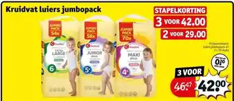 Kruidvat Kruidvat luiers jumbopack aanbieding