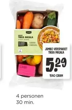 Jumbo JUMBO VERSPAKKET TIKKA MASALA aanbieding