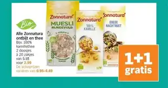 Albert Heijn Alle Zonnatura aanbieding