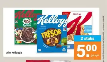 Albert Heijn Alle Kellogg's aanbieding