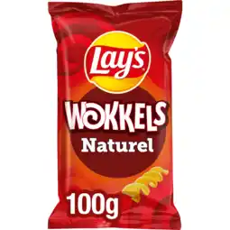 Jumbo Lay's Wokkels Naturel Chips 100gr aanbieding
