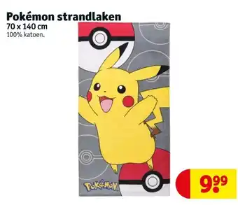 Kruidvat Pokémon strandlaken aanbieding