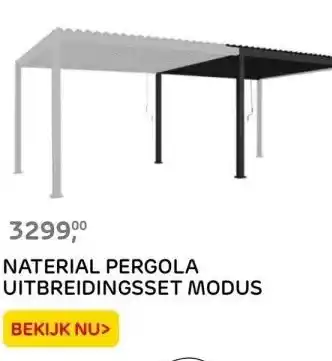 Praxis NATERIAL PERGOLA aanbieding