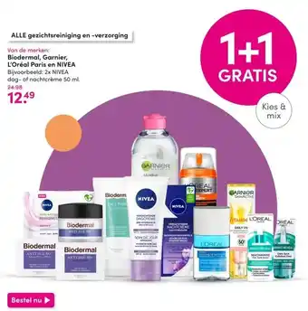 DA ALLE gezichtsreiniging en -verzorging aanbieding