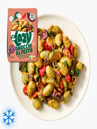 Flink Lazy Vegan gnocchi al pesto rosso 400g aanbieding