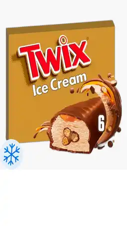 Flink Twix Ice 6st aanbieding