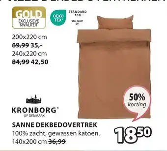 Jysk SANNE DEKBEDOVERTREK aanbieding