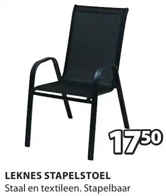 Jysk LEKNES STAPELSTOEL aanbieding