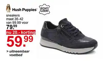 Scapino Hush Puppies' sneakers maat 36-42 aanbieding